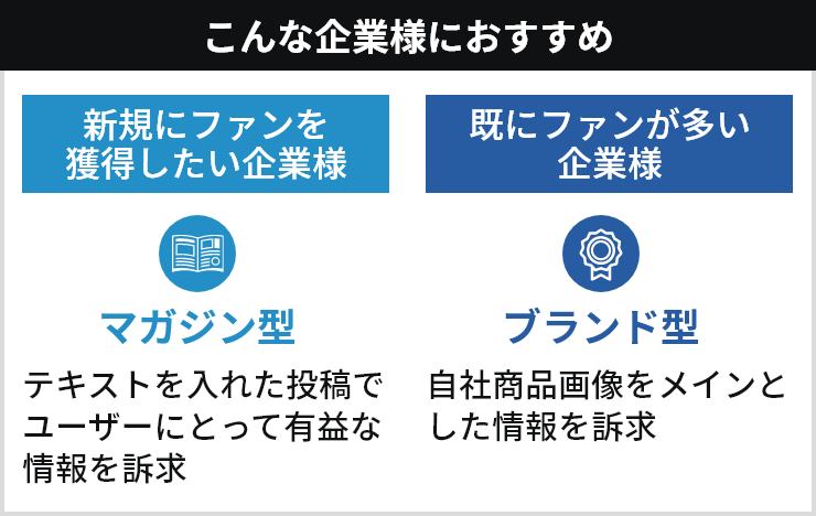 Instagram（インスタ）運用代行の特徴